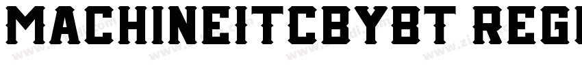 MachineITCbyBT Regul字体转换